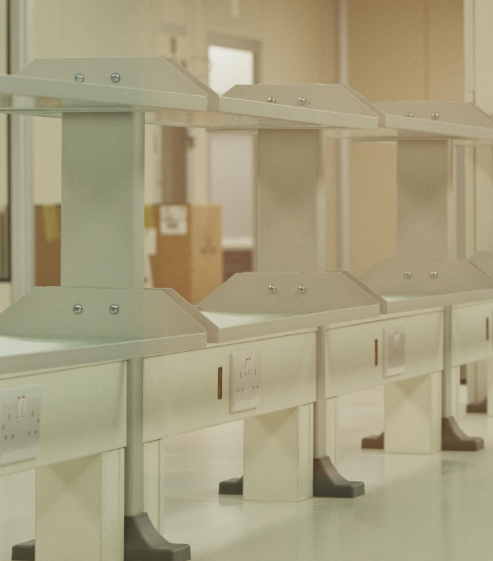 Researcher at work in the laboratory